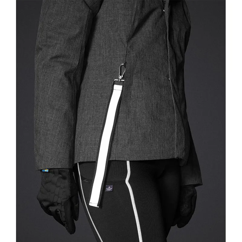 Mountain Horse Alicia Ladies Waterproof Jacket - Grey Melange-1