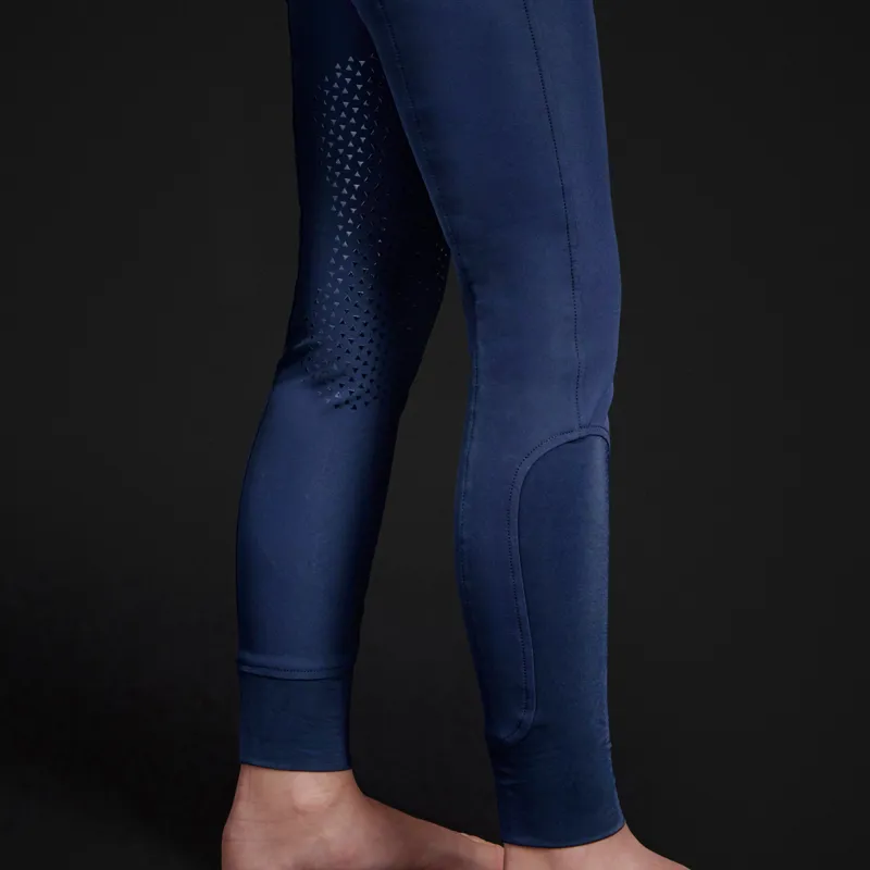 Mountain Horse Crown Knee Grip Junior Breeches - Navy-2