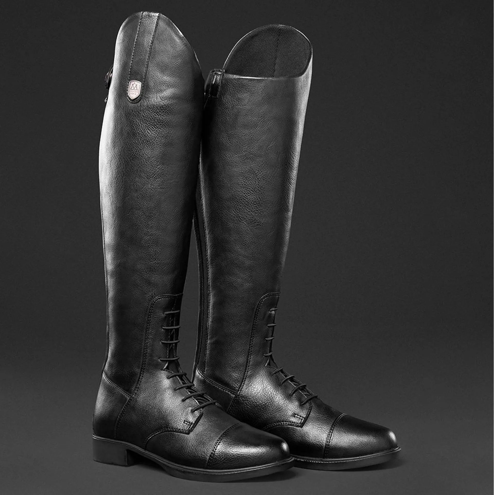 Mountain Horse Veganza Young Junior Tall Riding Boots Black