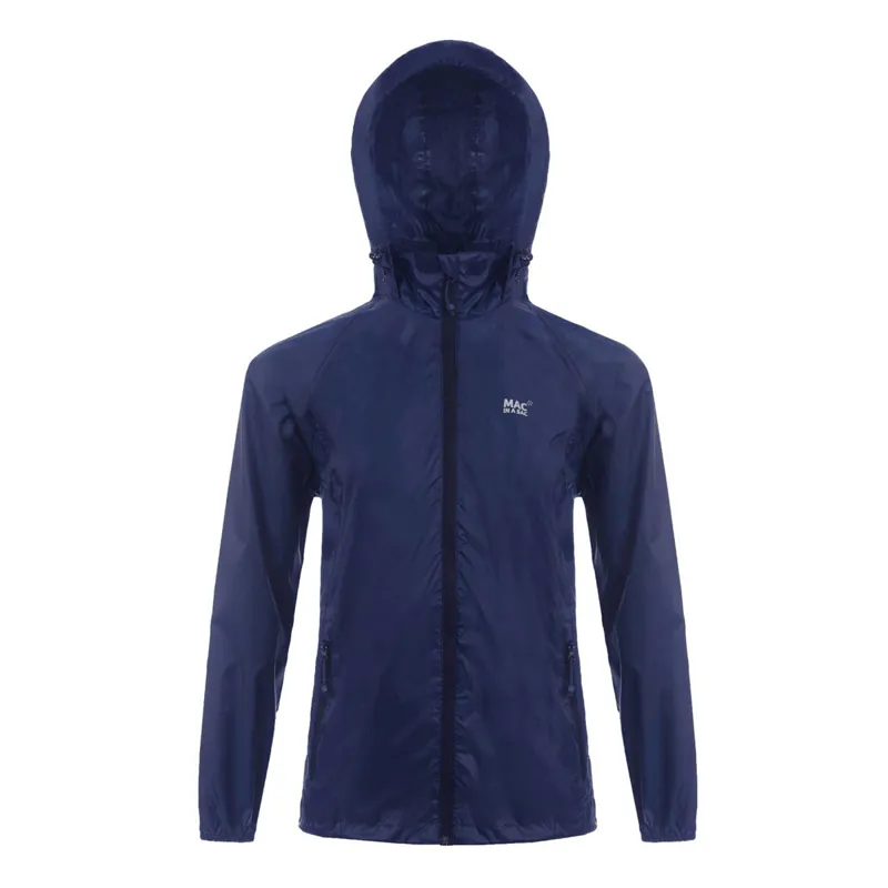 Mac in a Sac Origin Unisex Packaway Waterproof Jacket - Navy-1