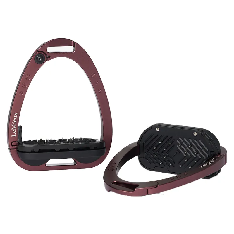LeMieux Vector Balance Inclined Safety Stirrups - Auburn-3