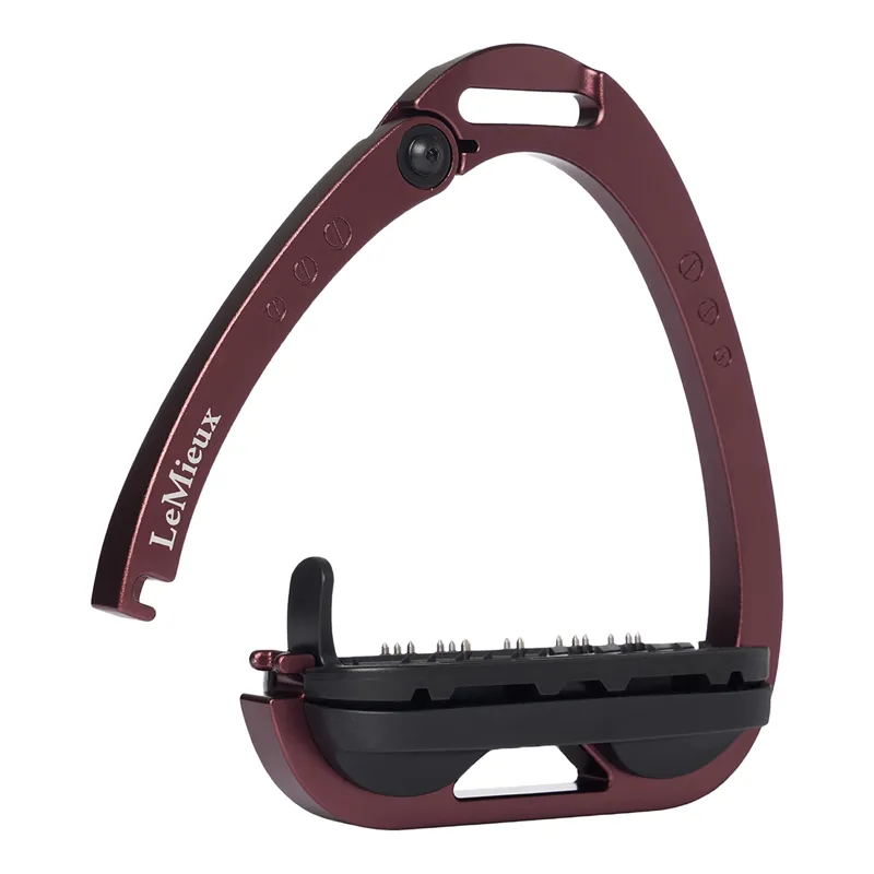 LeMieux Vector Balance Inclined Safety Stirrups - Auburn