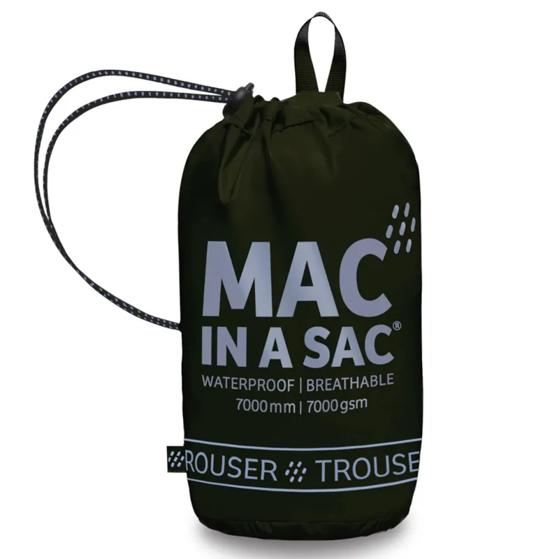 Mac in a Sac Origin II Unisex Waterproof Overtrousers - Black -1