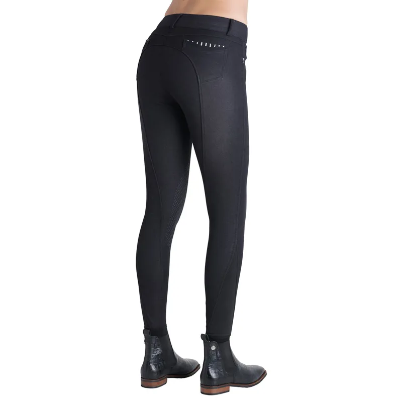 Montar Tilly Knee Grip Ladies Breeches - Black Denim