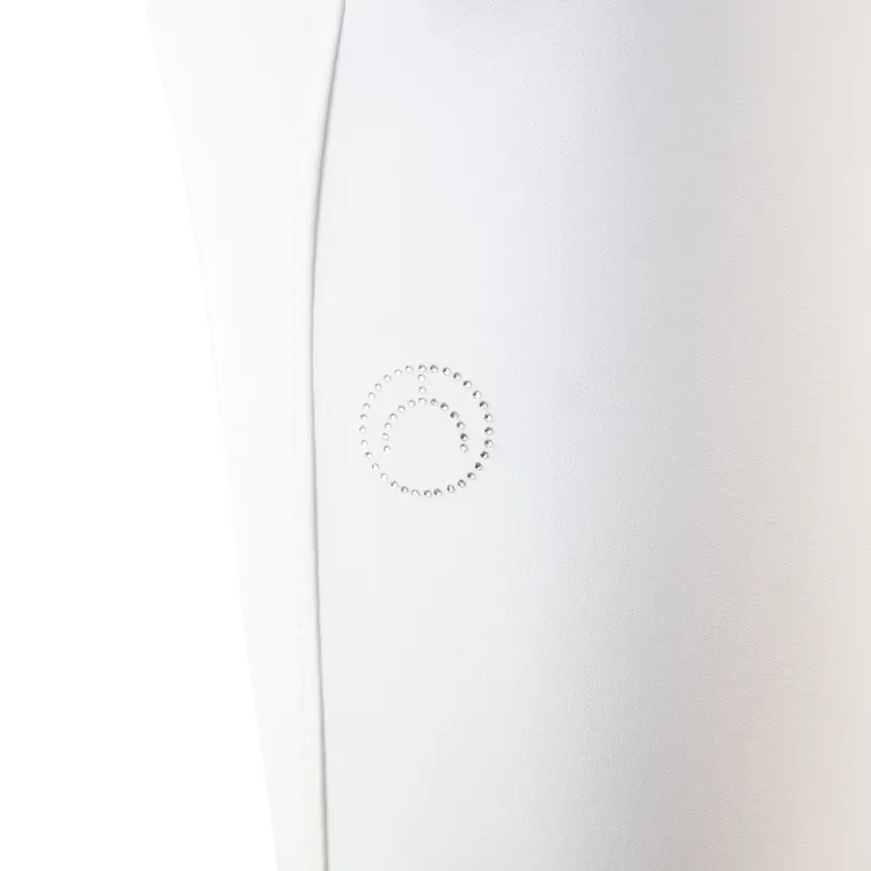 Montar Briella Full Grip Ladies Competition Breeches - White-2