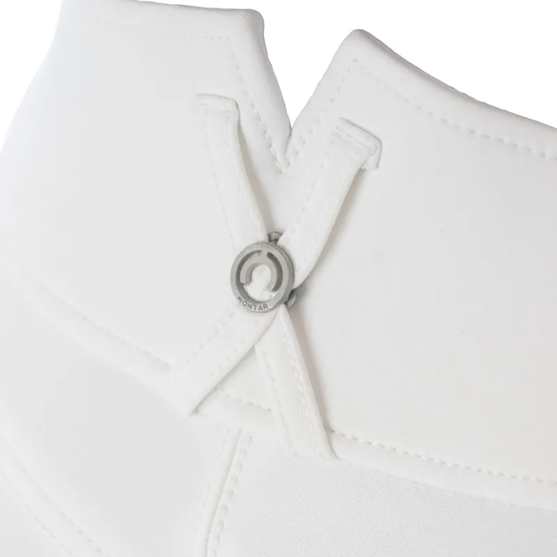 Montar Briella Full Grip Ladies Competition Breeches - White-5