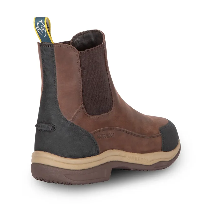 Moretta Genoa XGRIP Womens Waterproof Leather Jodhpur Boots - Brown-6