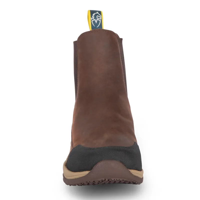 Moretta Genoa XGRIP Womens Waterproof Leather Jodhpur Boots - Brown-2