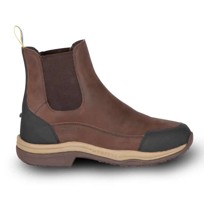 Moretta Genoa XGRIP Womens Waterproof Leather Jodhpur Boots - Brown-5