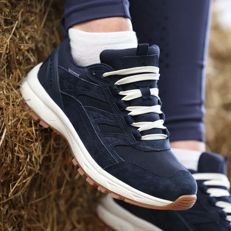 Moretta Mossa Womens Waterproof Trail Trainers - Navy-7