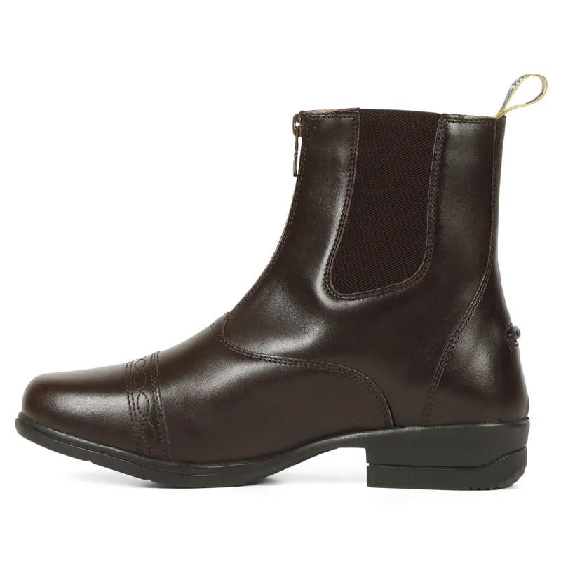 Moretta Rosetta Junior Paddock Boots - Brown-1