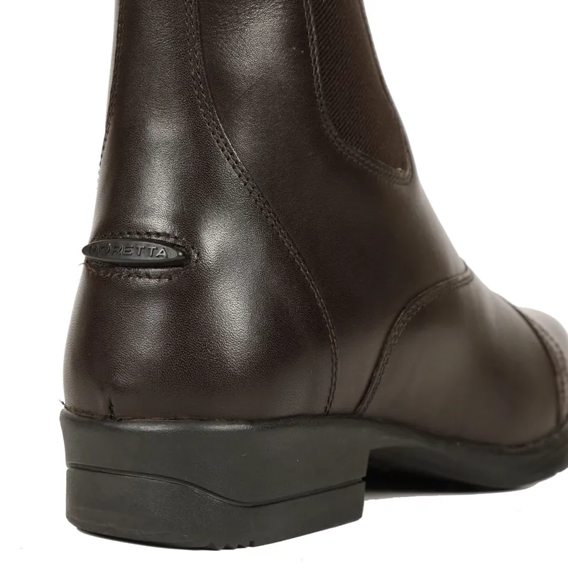 Moretta Rosetta Junior Paddock Boots - Brown-3