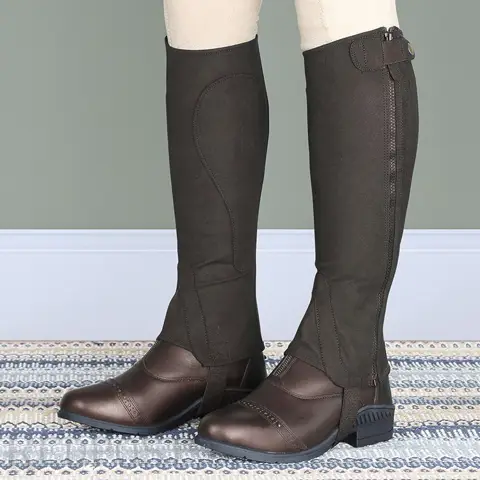 Shires Moretta Amara Chaps en daim pour enfant Marron Taille S Shires Moretta Amara Chaps en daim pour enfant Marron Taille S