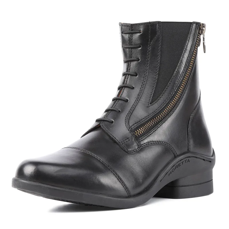 Moretta Alessia Adults Paddock Boots - Black