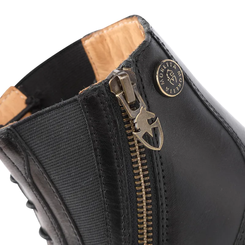 Moretta Alessia Adults Paddock Boots - Black-2