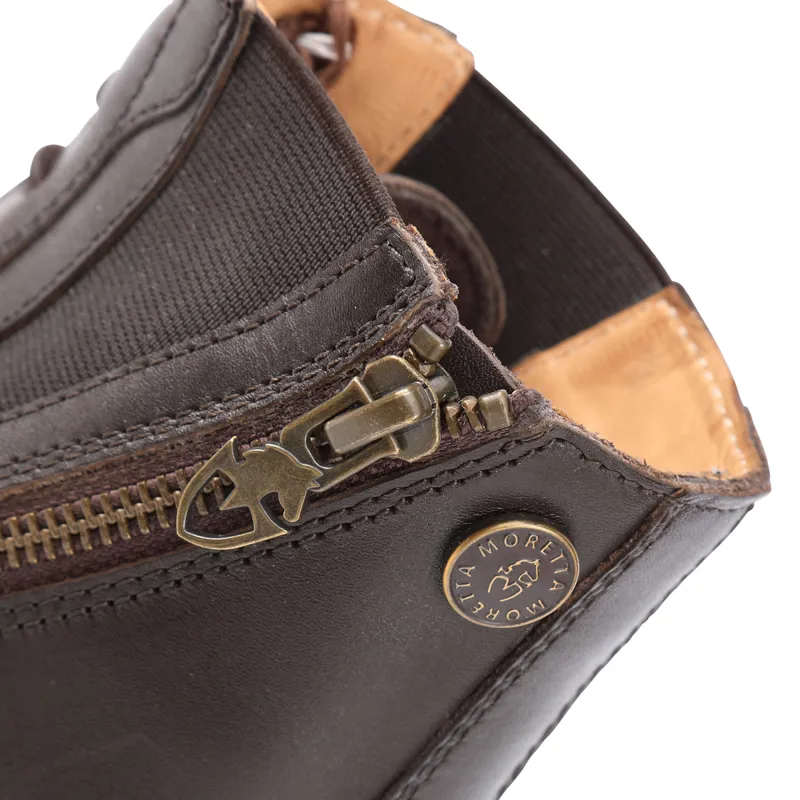 Moretta Alessia Adults Paddock Boots - Brown-4