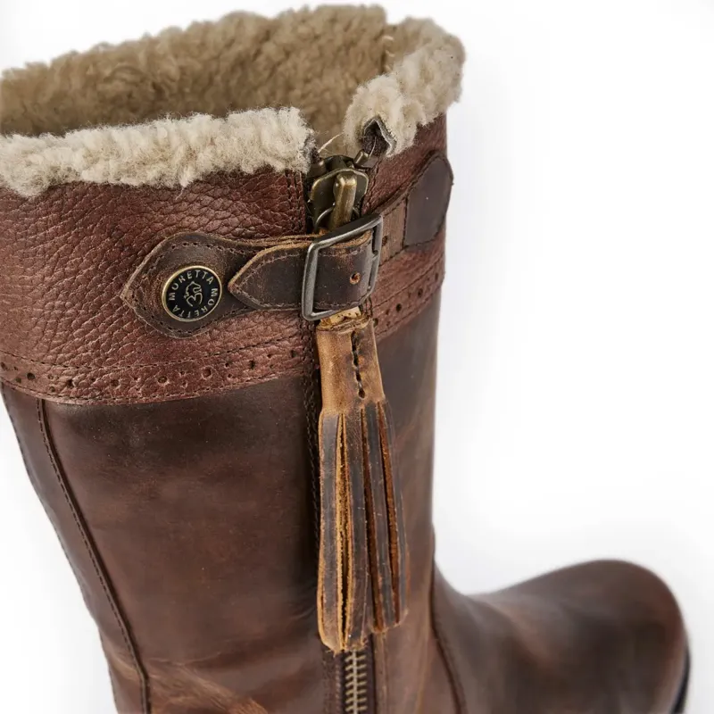 Moretta Amelda Junior Country Ankle Boots - Brown-3