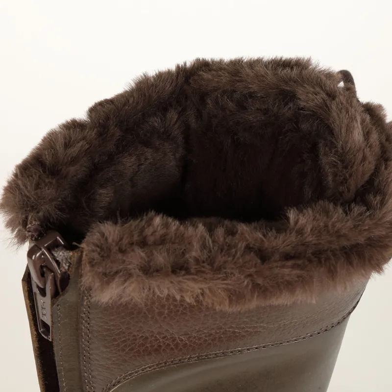 Moretta Nola Womens Laced Country Boots - Brown-3