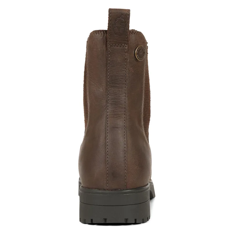 Moretta Verona Ladies Faux Fur Lined Dealer Boots - Brown-2