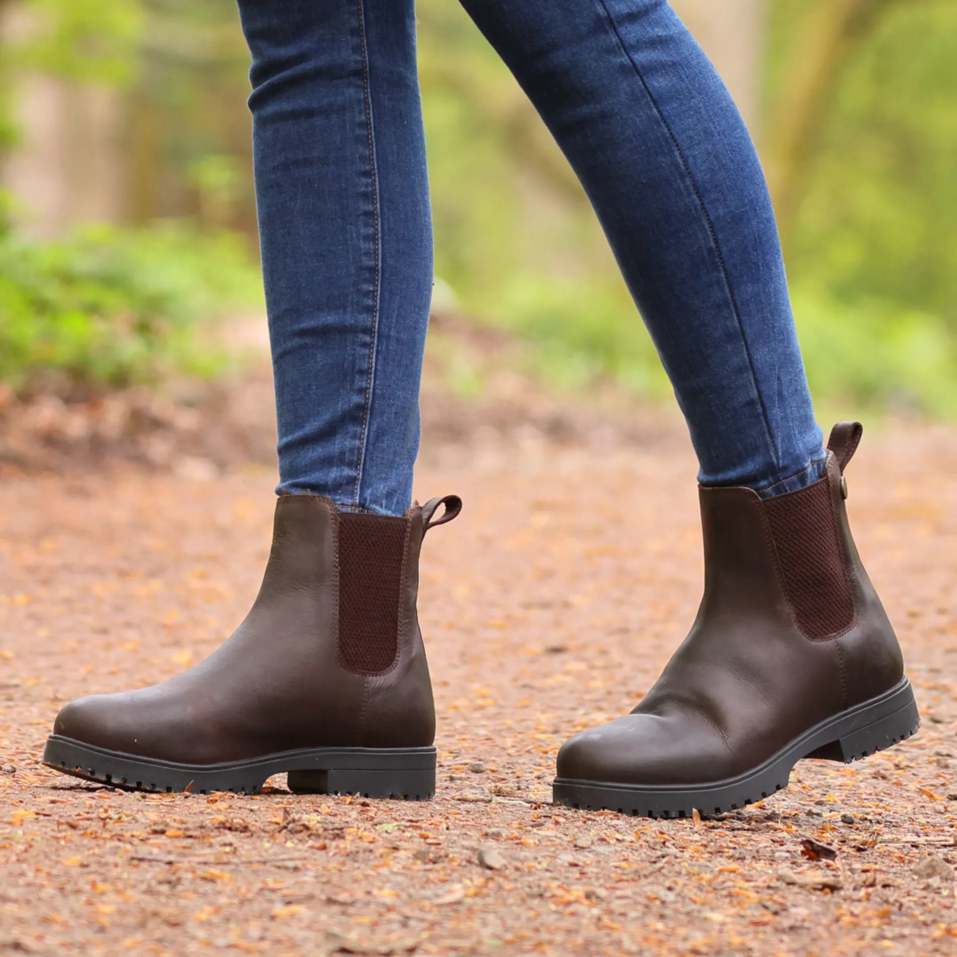 Moretta Verona Ladies Dealer Pull On Leather Boots Brown