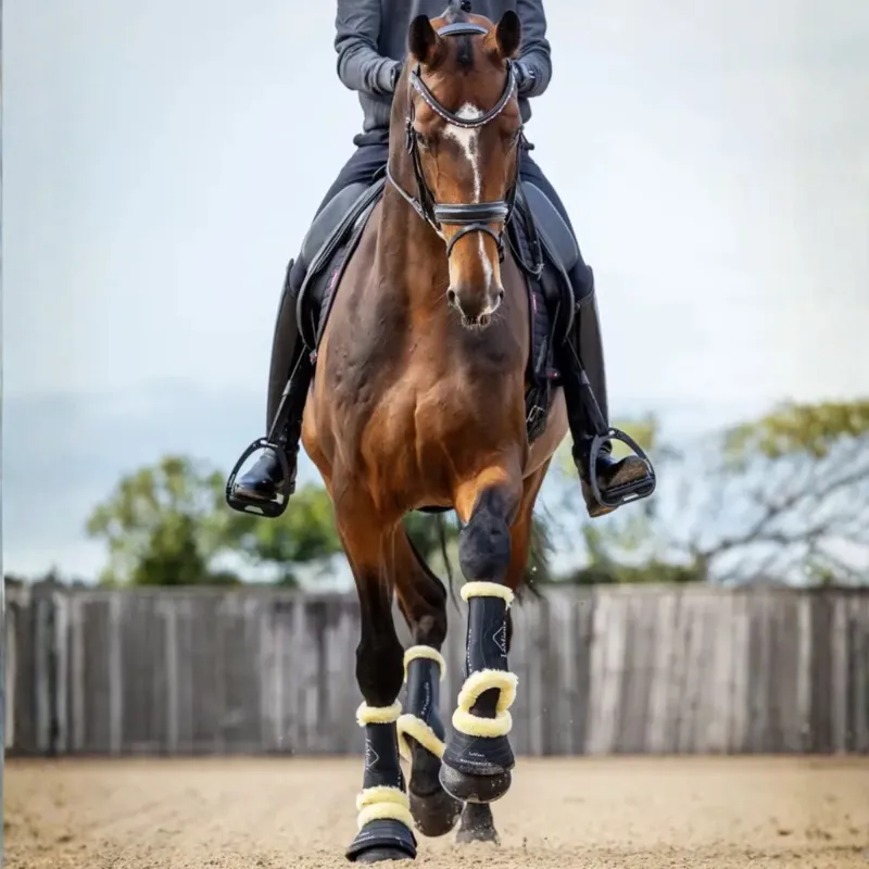 LeMieux Motionflex Overreach Boots with Fleece - Black-3