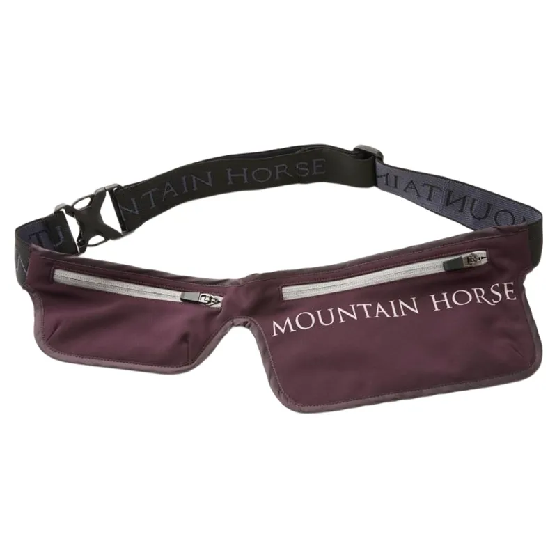 Mountain Horse Double Pocket Waist Bag - Dark Bordeaux