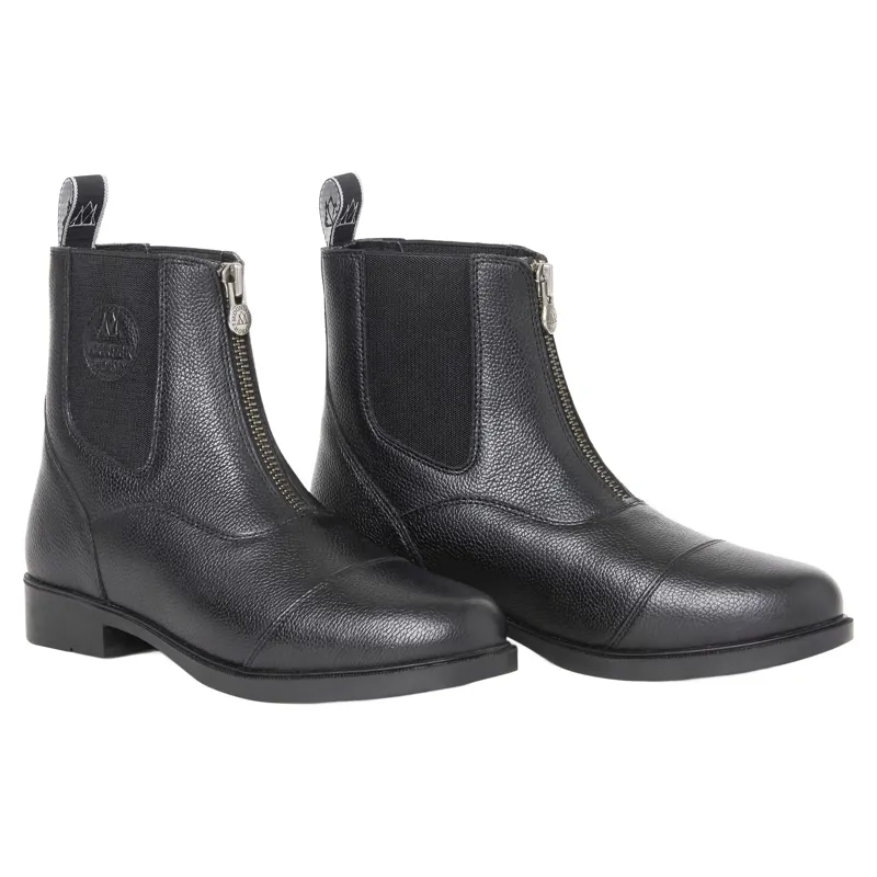 Mountain Horse Ragazza Young Junior Zip Paddock Boots - Black
