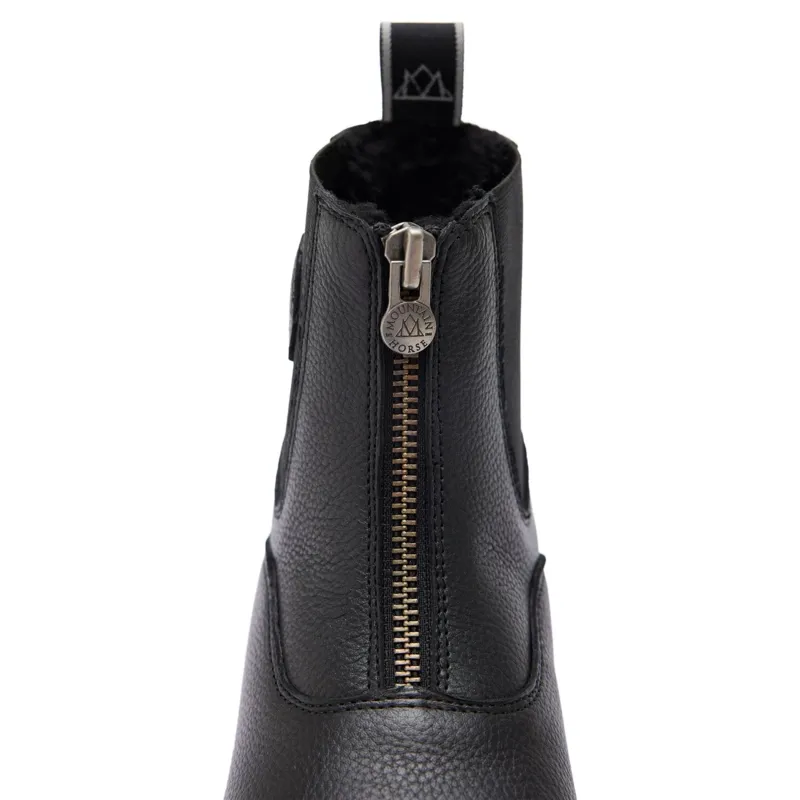 Mountain Horse Ragazza Young Junior Zip Paddock Boots - Black-1