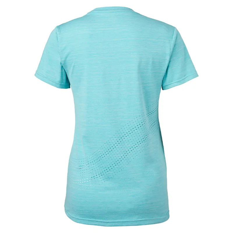 Mountain Horse Tara Ladies Technical Tee - Teal Blue-1