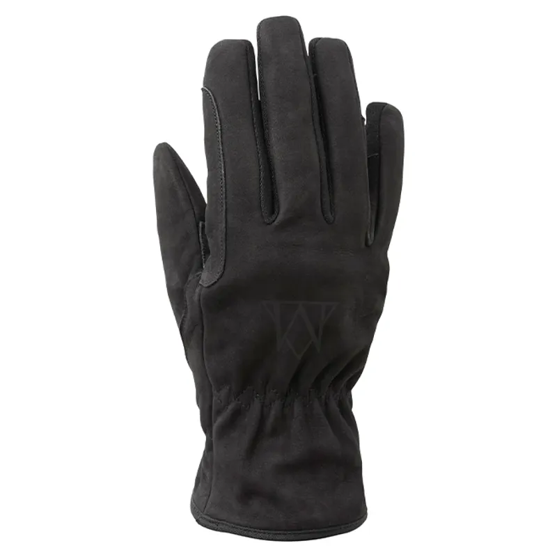 Mountain Horse Unisex Unlined Leather Gloves - Black