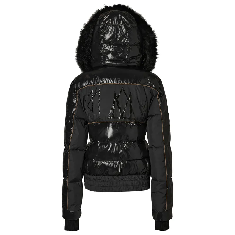 Mountain Horse Diamond Ladies Quilted Jacket - Black - X-Small-1