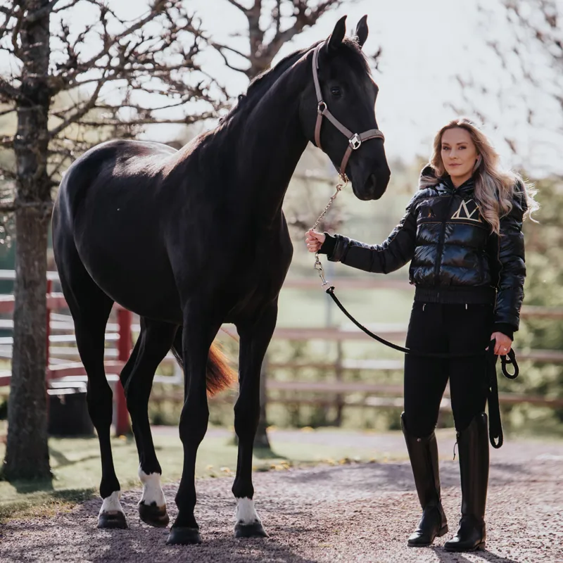 Quilted horse riding jacket store