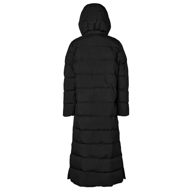 Mountain Horse Quinn Ladies Longline Quilted Jacket - Black-1