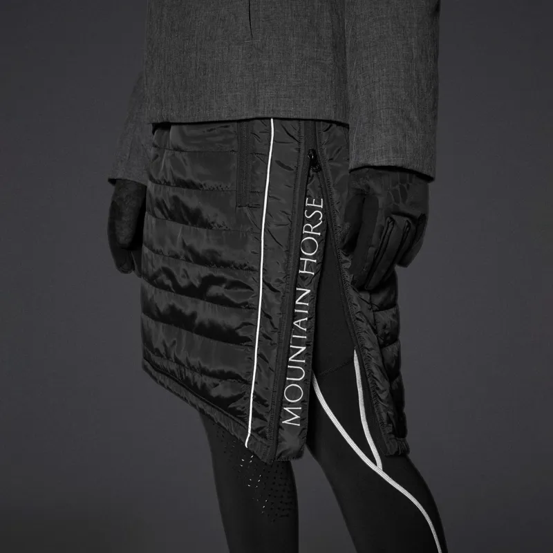 Mountain Horse Sally Ladies Quilted Cover Skirt - Black-2