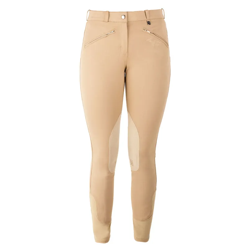 Mark Todd Gisborne Ladies Breeches - Beige-1