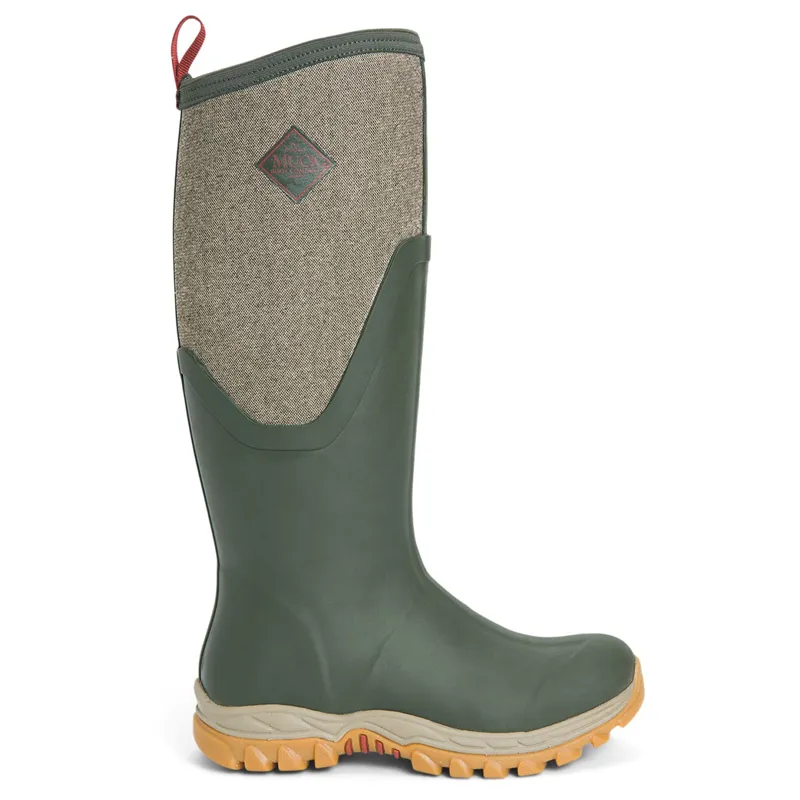 Muck Boot Arctic Sport II Tall Ladies Wellington Boots - Olive-3