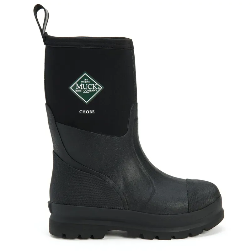 Muck Boot Chore Mid Classic Wellington Boots Black