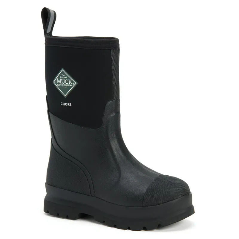 Muck Boot Chore Classic Short Wellington Boots - Black-3