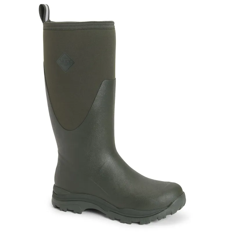 Muck Boot Outpost Unisex Tall Wellington Boots - Olive-4