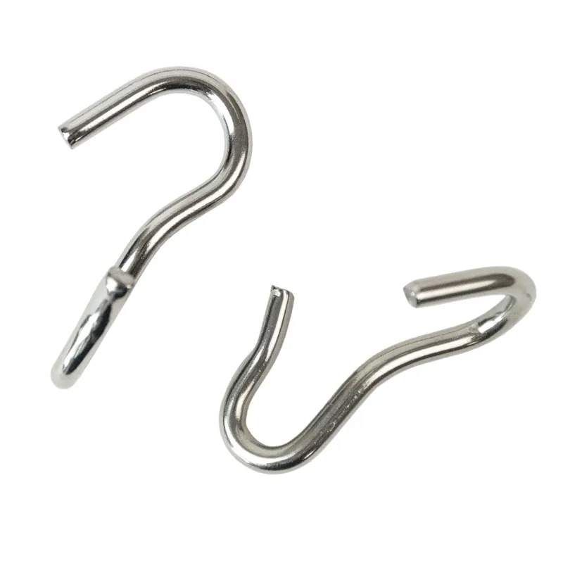Myler Curb Chain J-Hooks - Pair
