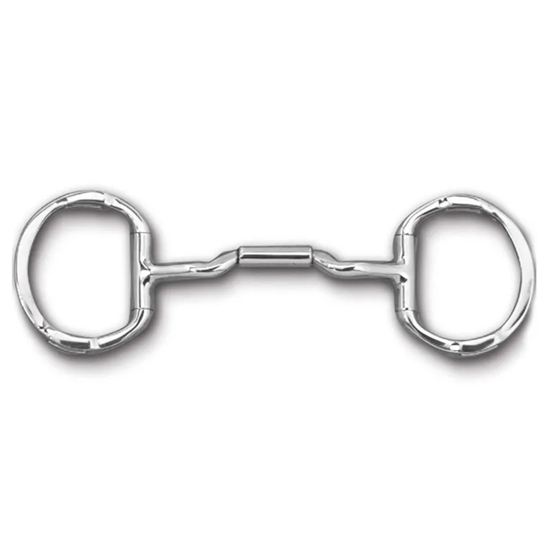 Myler Eggbutt With Hooks Low Port Mullen Barrel MB06 Level 2-3 Bit