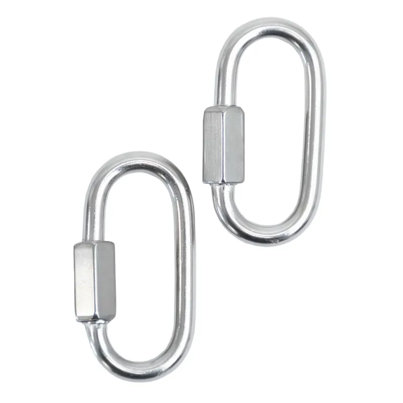 Myler Stainless Steel Bit Quick Links - Pair