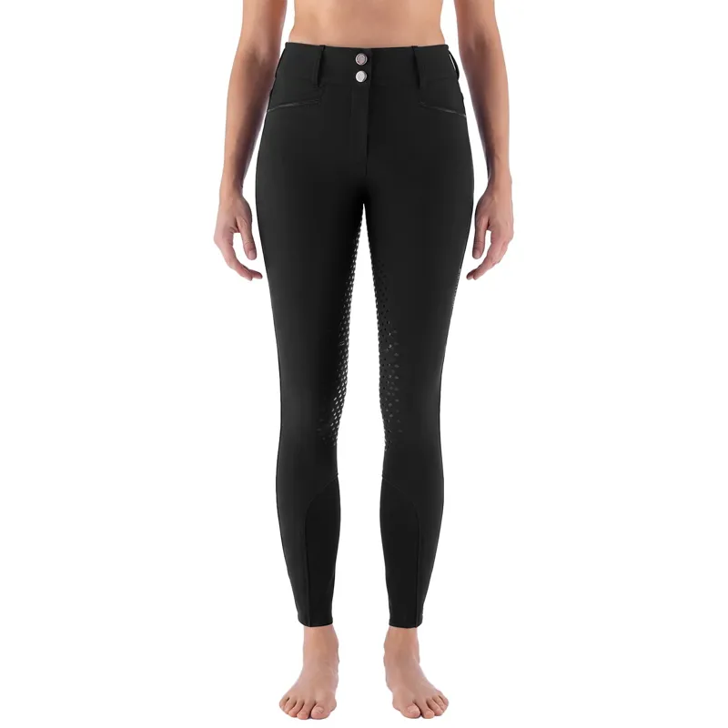Equiline Eqglimpfh Full Grip Womens Breeches - Black