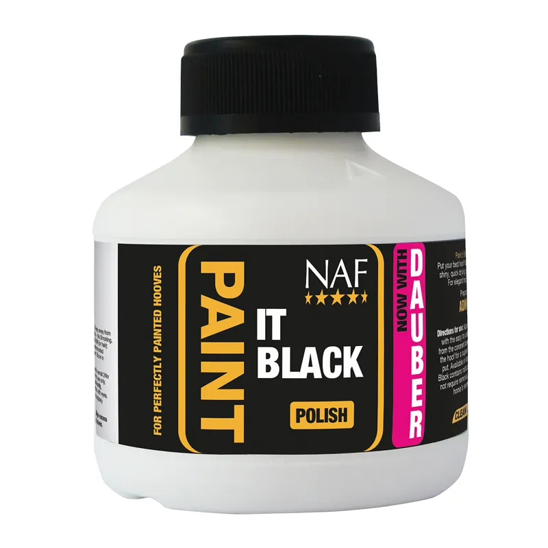 NAF Paint It Black Hoof Polish