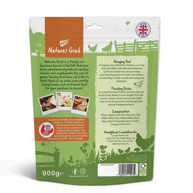 Natures Grub Chicken Coop Mix Plus-1