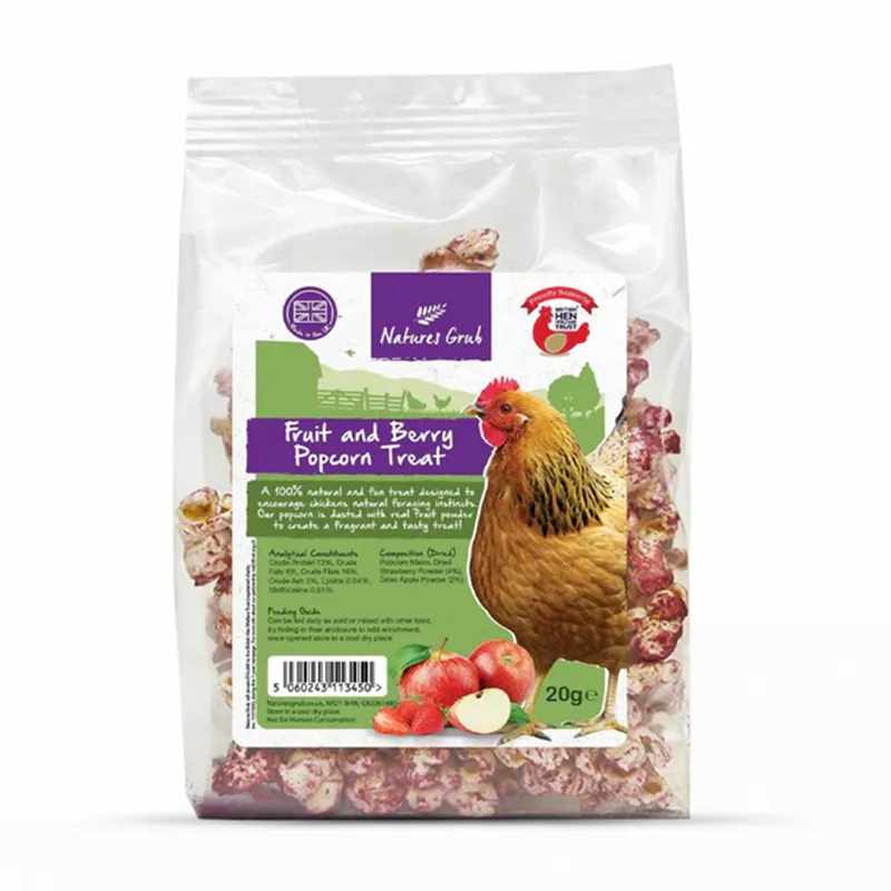 Nature's Grub Popcorn Treats - Fruit and Berry