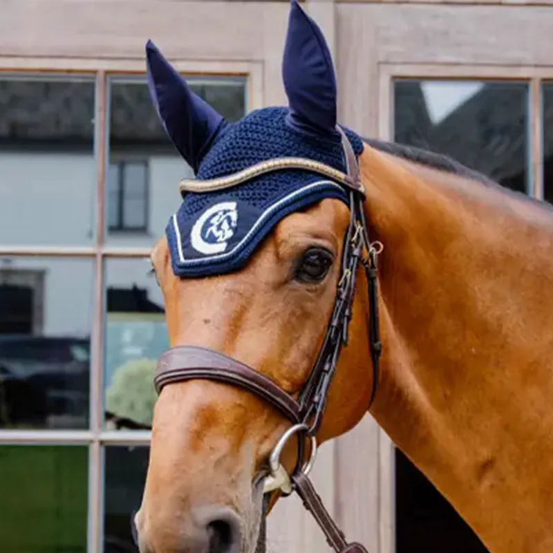 Kentucky Wellington 3D Logo Rope Fly Veil - Navy