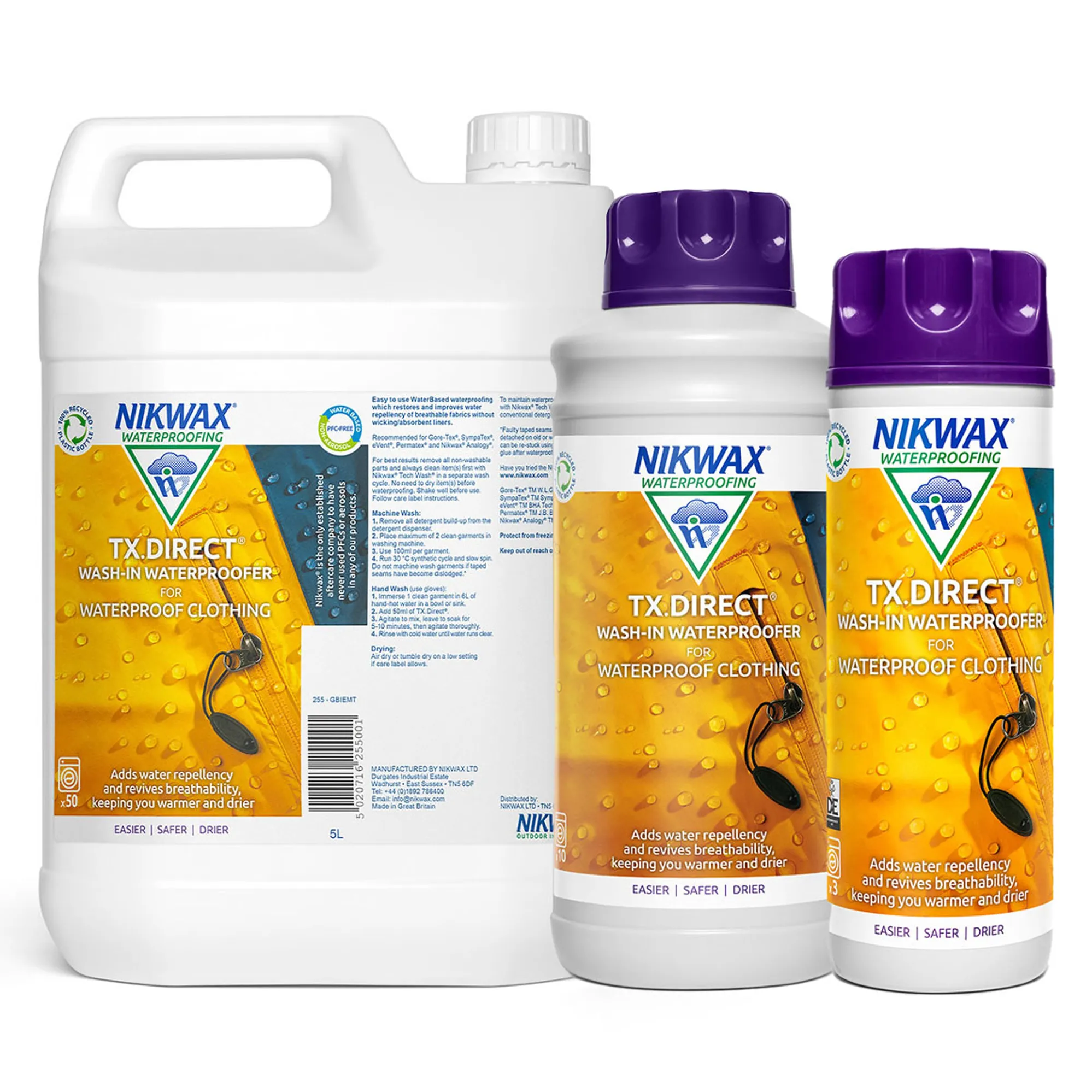 Nikwax Down Wash Nikwax Tx Direct Litre Nikwax Wash-In