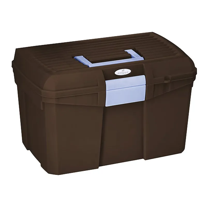 Norton Grooming Box - Brown/Pale Blue