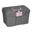 Norton Grooming Box - Grey/Pink